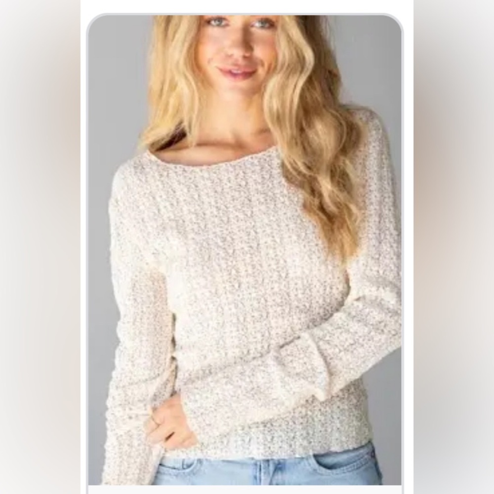 Natural Life Lace Layering Top, Cream, Large